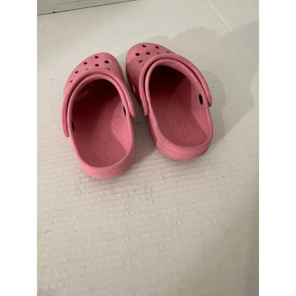 Kids Crocs Pink Classic Clog‎ Crocs Size C10-Iconic Crocs Comfort